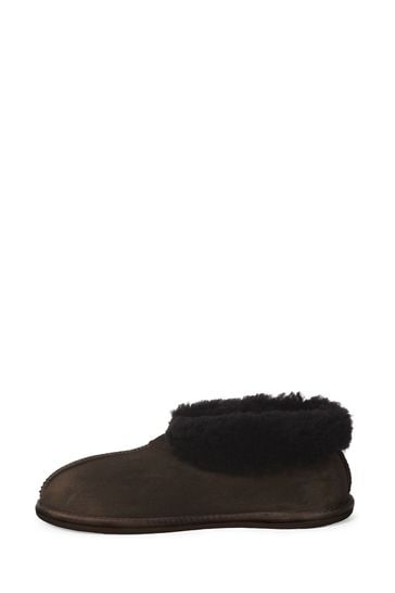 Mens sheepskin cheap lined slippers