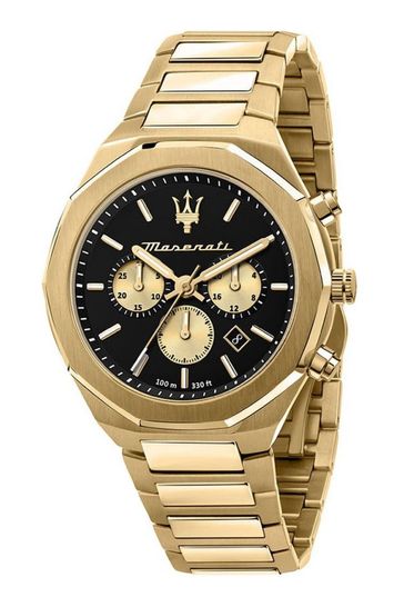 Maserati Gents Stile Yellow Watch