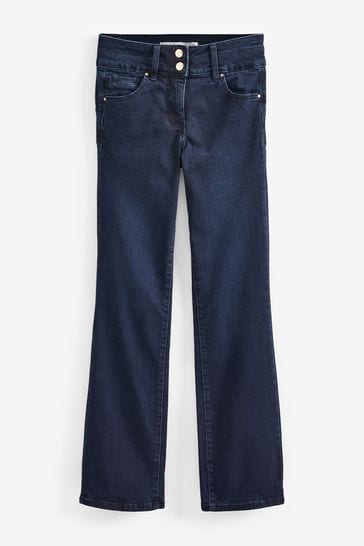 Inky Blue Denim Slim Lift And Shape Bootcut Jeans