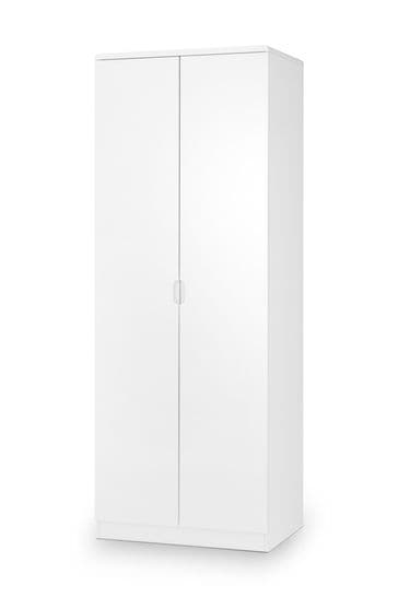 White high sale gloss double wardrobe