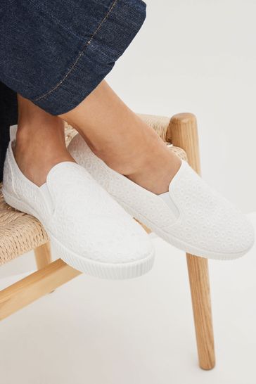 Denim Forever Comfort Slip On Trainers