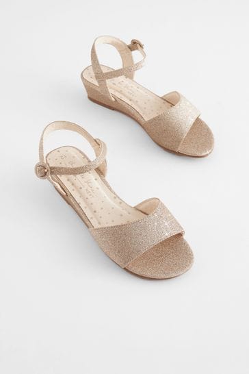Gold clearance occasion sandals