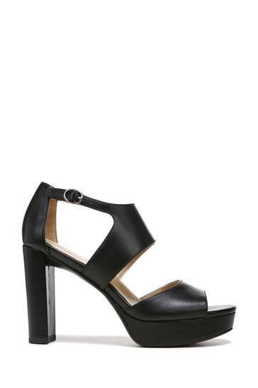 Buy Naturalizer Mae Ankle Straps Black Leather Sandals from Next Austria