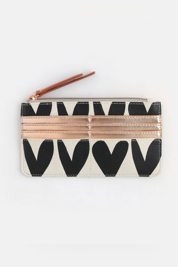 Grey and rose gold top purse