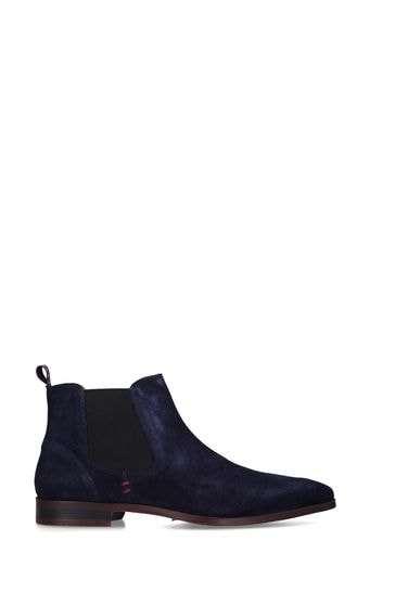 Kurt geiger navy ankle boots outlet