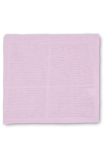 Clair De Lune Pink Large Cellular Blanket
