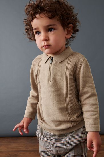 Long sleeve polo shirts top toddler boy
