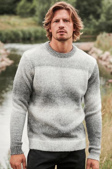 Ombre mens sweater store