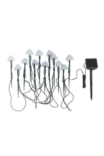 Buy Lights4fun 12 Mini Mushroom Solar Garden Stake Lights from the