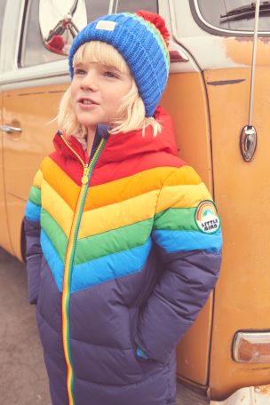 Oshkosh rainbow outlet puffer coat