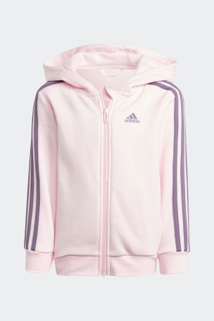 Buy adidas Kids Essentials 3-Stripes Zip Hooded Jacket from Next Latvia