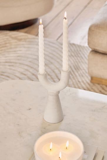 Buy Reactive Ceramic Taper Candlestick from Next