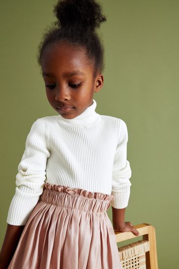 Girls polo neck discount jumper