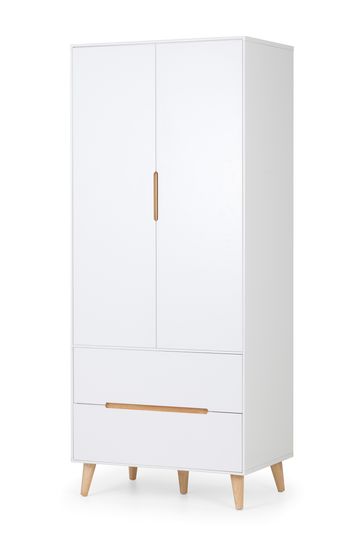 Julian Bowen White Alicia Combination Wardrobe