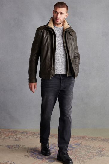 Mens borg biker jacket hot sale