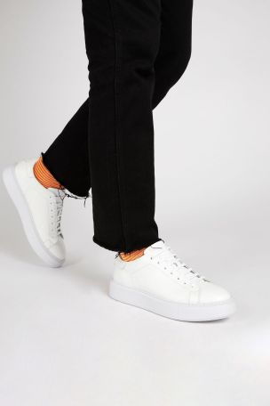 Smart white trainers shop