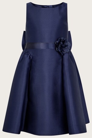 Monsoon navy girls sales dress