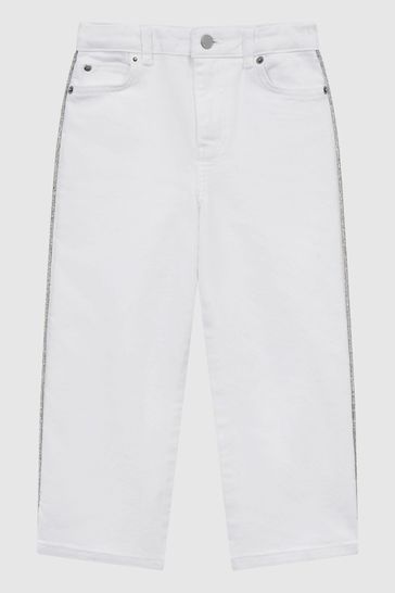 Jeans with sparkle stripe outlet