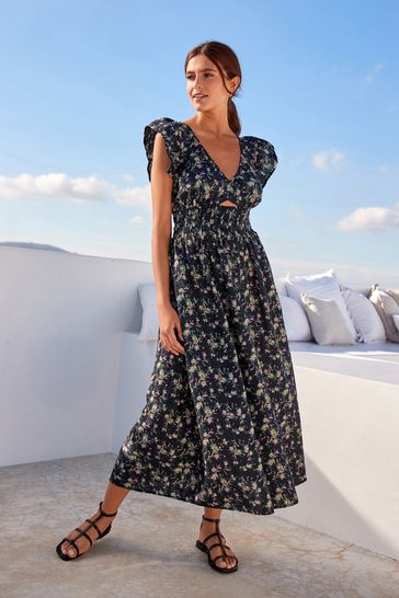 Buy Tiered Midi Dress from Next