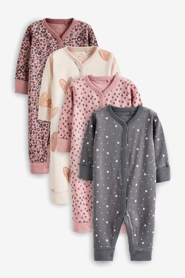 Next baby shop girl sleepsuits