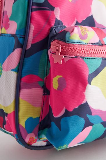 Pink purple and blue backpack store