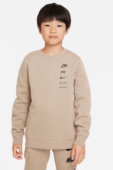 Buy Nike Logo Fleece Sweatshirt from the Laura Ashley online shop