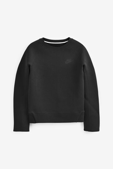 Nike rally crew sales neck sweatshirt black