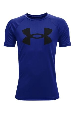 Under armour big logo t deals shirt