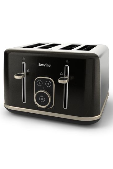 Aura 4-Slice Toaster Shimmer Grey