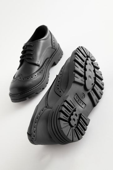 Buy School Leather Chunky Lace Up Brogues from Next