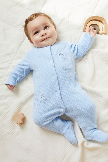 Velour sleepsuits discount