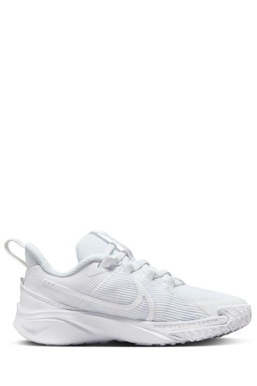 junior white nike trainers