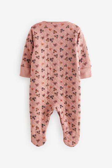 Quilted sleepsuit clearance