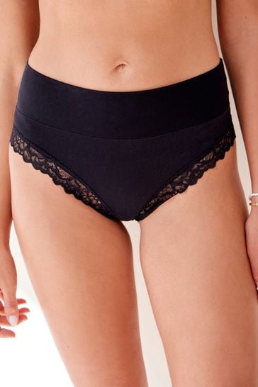 Buy Ultimate Comfort Brushed Lace Trim Knickers from Next