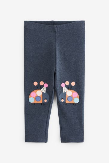 Embroidered leggings