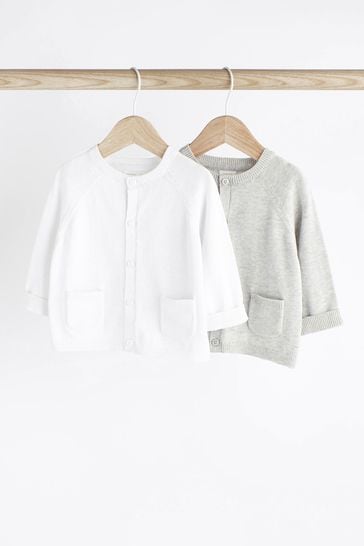 Basic top white cardigan