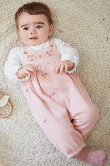 Baby girl dungarees next 2025