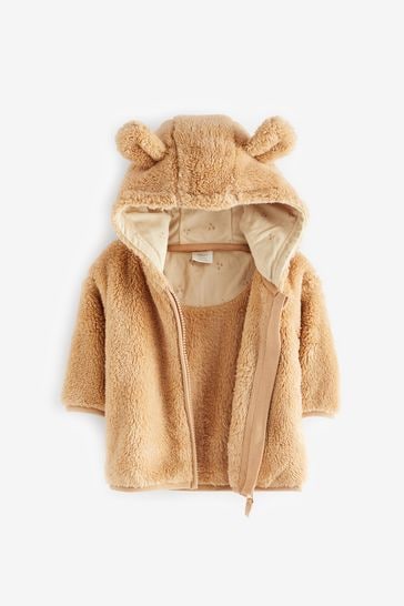 Baby hot sale teddy jacket