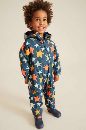 Buy Waterproof Warm Padded Fleece Lined Puddlesuit 3mths 7yrs