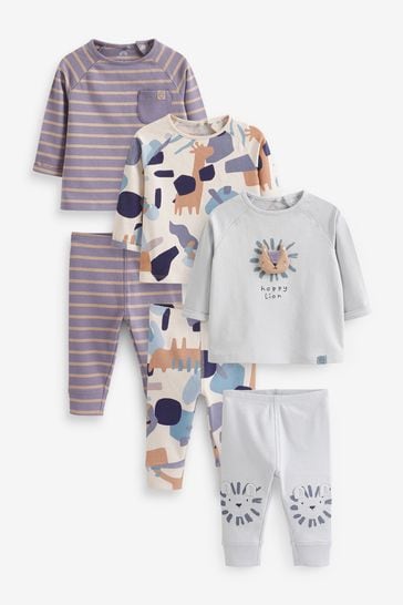Buy Baby T Shirts And Leggings Set 6 Pack from Next