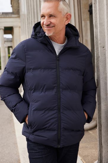 Buy Shower Resistant Hooded Puffer Jacket from Next