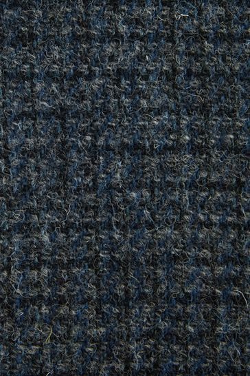 Navy Blue Signature Harris Tweed British Wool Blazer