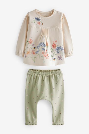 Carter's best sale white leggings