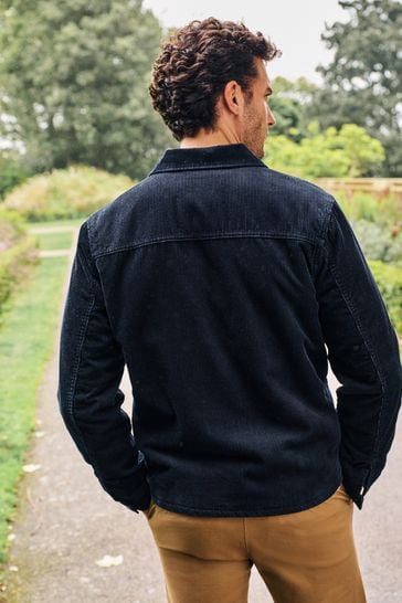 Buy Borg Lined Corduroy Worker Jacket from Next