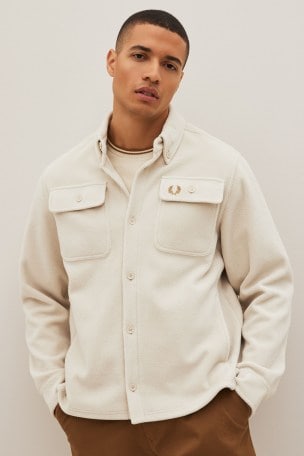 Buy Fred Perry Fleece Shacket Overshirt from Next Germany