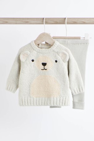 Bear top face sweater
