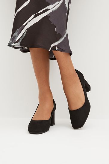 Buy Forever Comfort Square Toe Court Shoes from Next