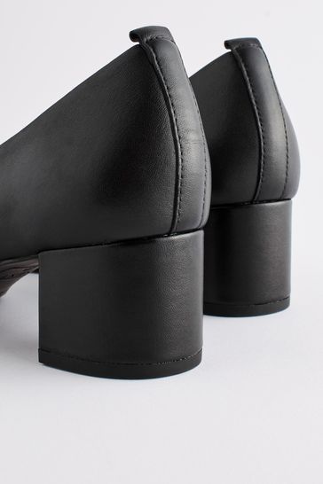 Comfortable low block heels sales