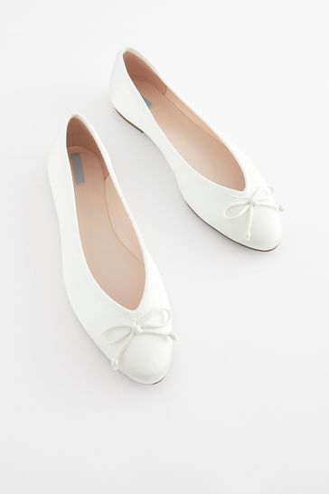 Bridal discount ballet shoes