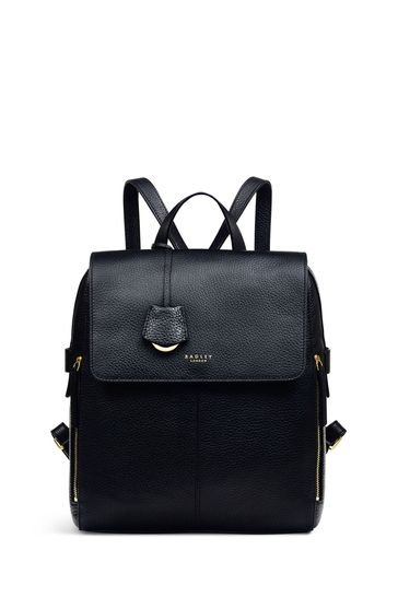 Buy Radley London Black Lorne Close Large Flapover Backpack from the Next  UK online shop